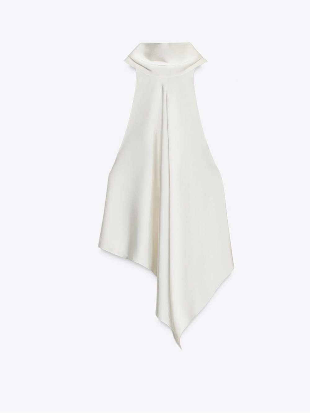 Zara Satin Halter Top